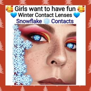 MISLENS Snow ❄️ Flake Contact Eyewear 🎄 Holidays ☃️